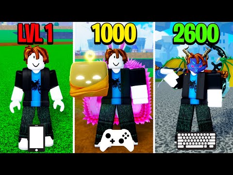 Blox Fruits Level 1 - 2600 Using Every Device