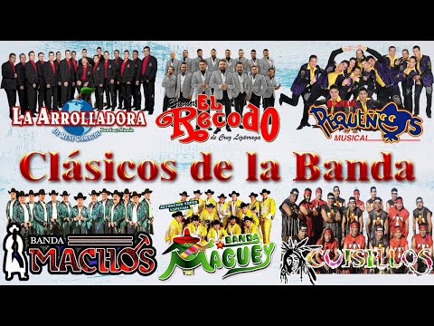 Clasicos de la Banda La Arrolladora,El Recodo, Banda Pequeños, Banda Machos, Banda Maguey, Cuisillos