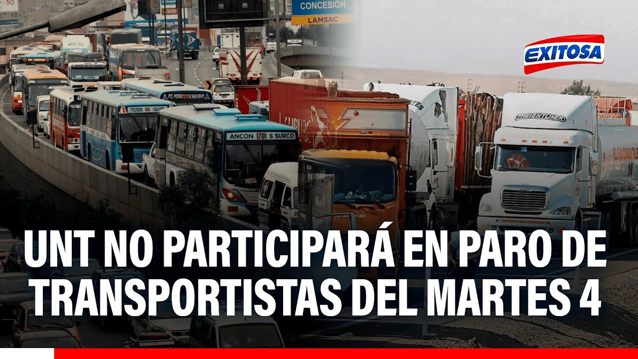 🔴🔵 Paro de transportistas del martes 4 fue convocado por alguien ajeno al sector, señala UNT