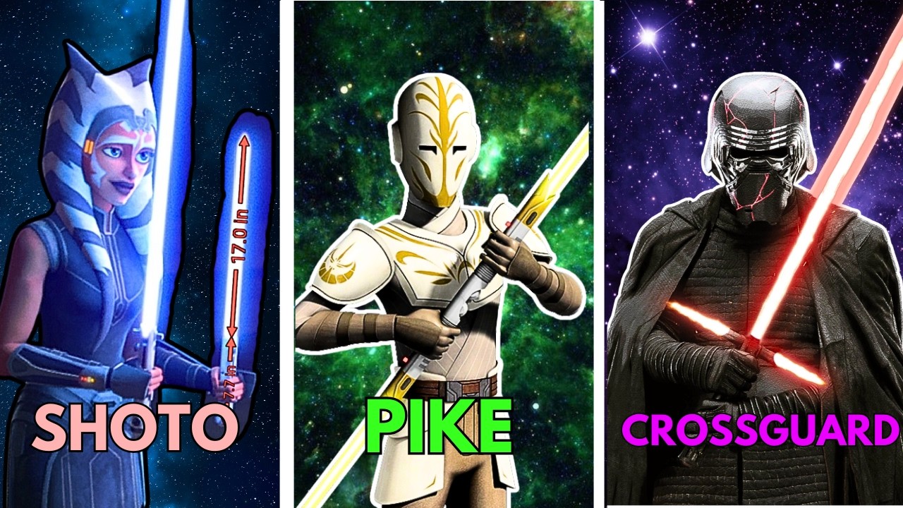 Every Lightsaber Type & Variant EXPLAINED in Detail