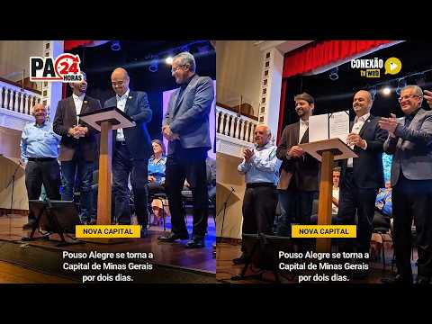 Vídeo: Pouso Alegre se torna a capital de Minas Gerais por dois dias.