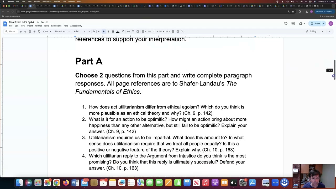 Ethics Final Exam Sp 24