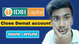 Close IDBI Capital Demat Account