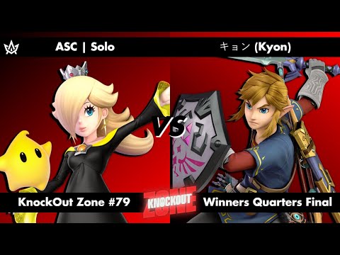 KnockOut Zone #x - SSBU Winners Quarters Final - Solo (Rosalina & Luma) vs キョン (Kyon) (Link)