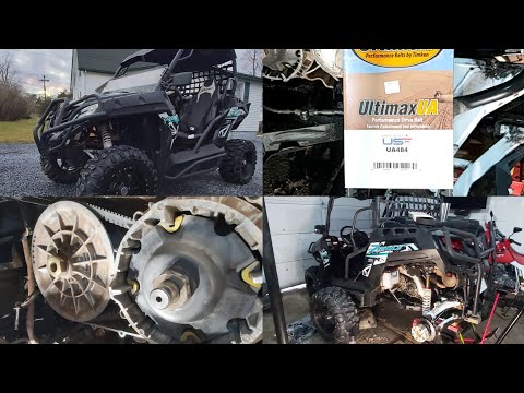 Cfmoto Zforce 800 Drive Belt Replacement and Air Box Fix