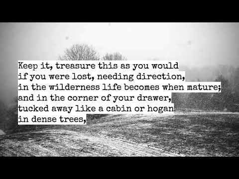 I Am Offering this Poem by Jimmy Santiago Baca | A Spoken Word Reading by BWS