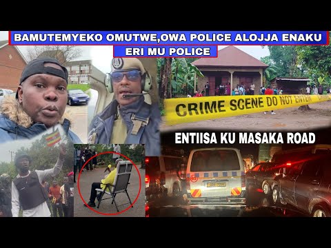 Bino Bikabya! Bamutemyeko Omutwe Mu Kiro,Nga Jam Akute Masaka Road Kika Afande Aloja Enaku mu Police