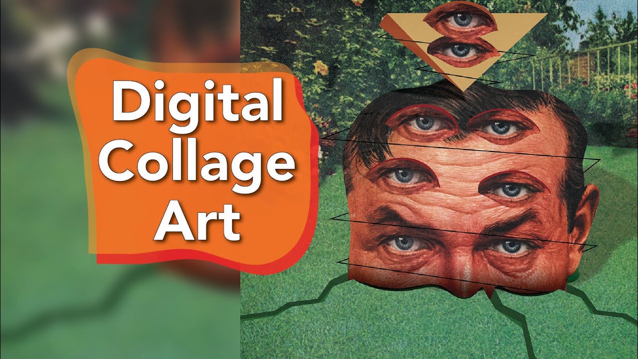 Digital Collage Art | Random Images into a Surreal Masterpiece | + Free Collage Image Pack Giveaway!