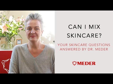 Can I Mix Skincare? | Dermatologist Dr. Meder Answers Common Skincare Questions | Meder Beauty
