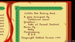 Little Red Riding Hood gameplay (PC Game, 1991)
