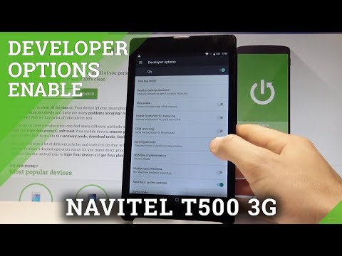 How to Enable Developer Options in NAVITEL T500 3G - OEM Unlocking |HardReset.Info