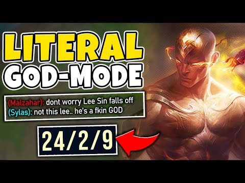 THE HARDEST 1V9 LEE SIN CARRY OF MY LIFE!! THIS WAS LEGIT NUTS - League of Legends