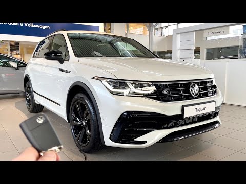 New VOLKSWAGEN Tiguan 2021 R-Line (BLACK Style) - FULL in-depth REVIEW (2.0 TDI)