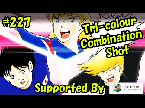 Captain Tsubasa Skill - Tri-colour Combination Shot  (Misaki + Pierre + Napoleon) #227