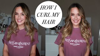 HOW I CURL MY HAIR! (with hair extensions)
