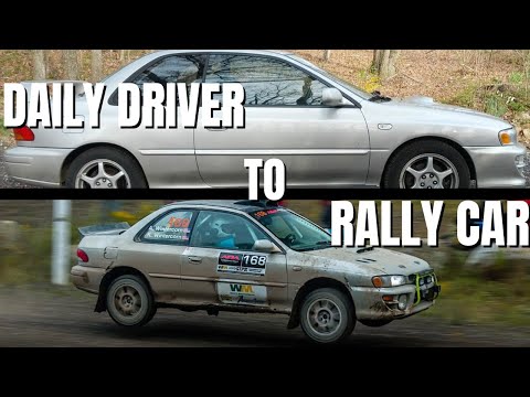 Rally Car Build In 5 Minutes Timelapse | Daily Driver To Rally Race Car