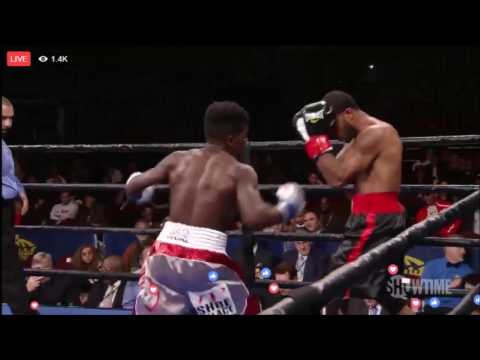 Erickson Lubin knockout vs Juan Ubaldo Cabrera