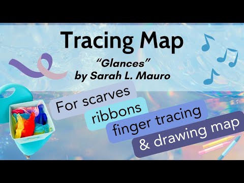 Peaceful Doodle and Tracing Activity - Glances by Sarah L. Mauro - Musical Song Map