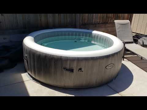 Hot Tub Intex PureSpa Inflatable 6 Person.