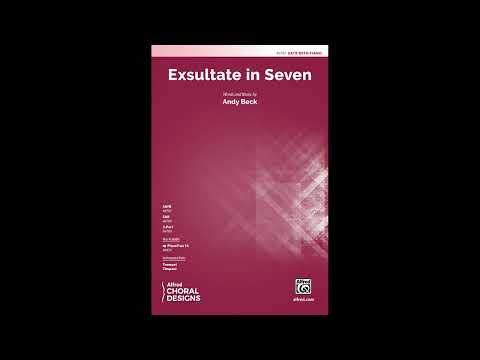 Exsultate in Seven (SATB), by Andy Beck – Score & Sound