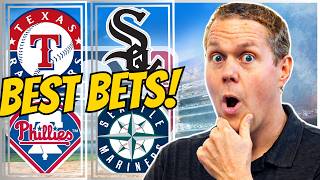 MLB BEST Bets Today! Rangers vs White Sox | Phillies vs Mariners | Tuesday MLB