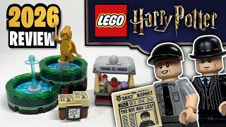 LEGO Ministry Munchies & The Daily Prophet Stands (40901) - 2026 Set Review