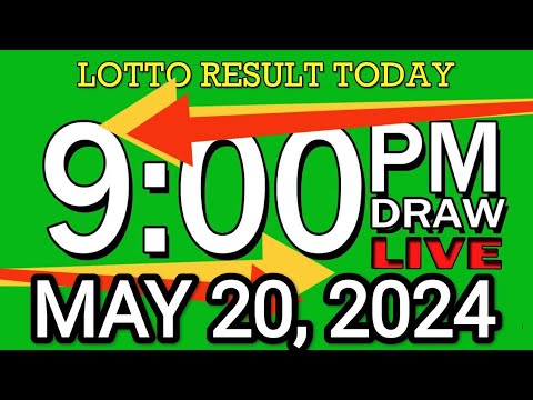 LIVE 9PM LOTTO RESULT TODAY MAY 20, 2024 #2D3DLotto #9pmlottoresultmay20,2024 #swer3result