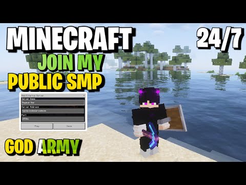 🔥Minecraft Live with Subs! Join GodArmy SMP Now!🔥