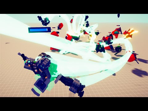 G Light Force vs God Units - Totally Accurate Battle Simulator TABS