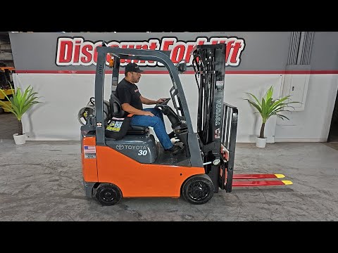 TOYOTA 8-Series 8FGCU15 3,000lb LP Propane #1808 - Forklift for Sale