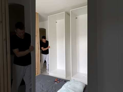 How To Connect Ikea Pax Wardrobe 🔥#viral