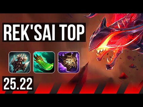 REK'SAI vs DARIUS (TOP) | 10/0/5, 7 solo kills, Legendary | EUW Diamond | 25.22