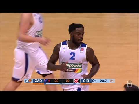 Bryon Allen with a SLAM on fast break! (Zadar - Cibona, 25.10.2019)