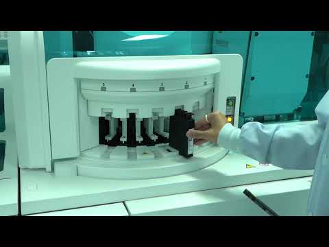 cobas e801 reagent and accessories loading