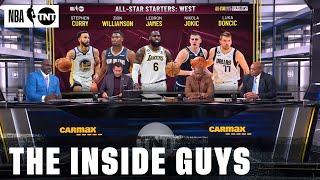 2023 NBA All-Star Western Conference Starters Revealed | NBA on TNT