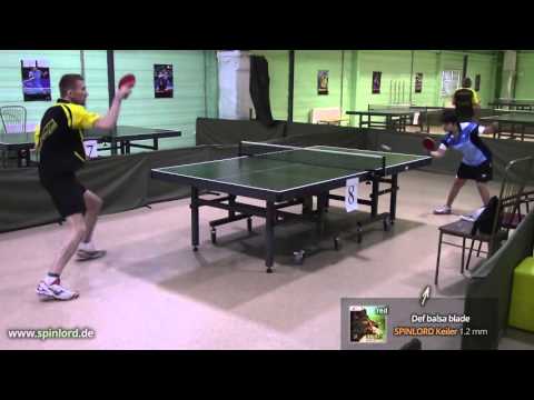 SPINLORD Keiler 1.2 mm BH block against topspin on def balsa blade