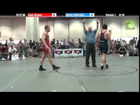 Mens FS FS 97 KG - Evan Brown vs. David Zabriskie