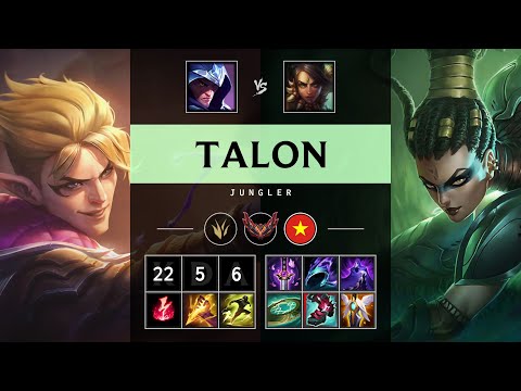 Talon Jungle vs Nidalee - VN Grandmaster Patch 25.13