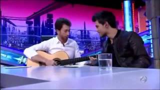Taylor Lautner sings on El Hormiguero Taylor Lautner sings on El Hormiguero