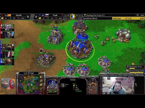 ¡El regreso de Vortix! Vortix (UD) vs Cash (ORC) War 3 Reforged Ryzing Cup 11