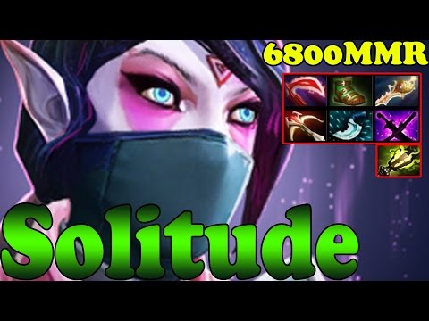 Dota 2 - Solitude 6800 MMR Plays Templar Assassin Vol 3 - Ranked Match Gamneplay!