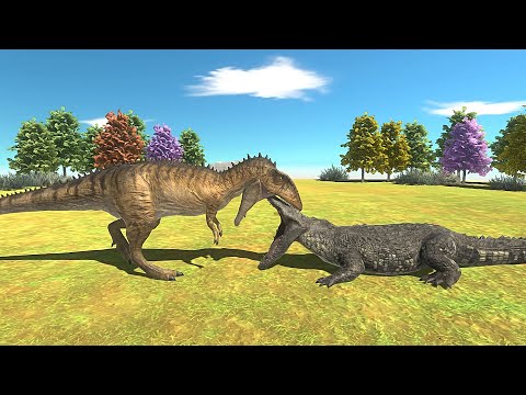 New Update : CARCHARODONTOSAURUS VS UNIT - Animal Revolt Battle Simulator