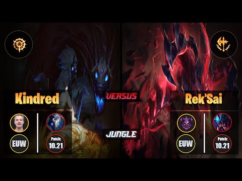 Jankos KINDRED (Jungle) [Press the Attack] VS REK'SAI - Master EUW Patch 10.21