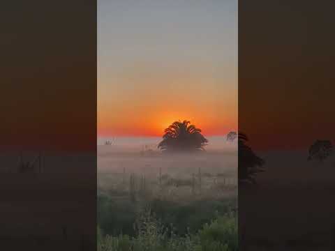 hermoso amanecer en San Vicente, Provincia de Buenos aires