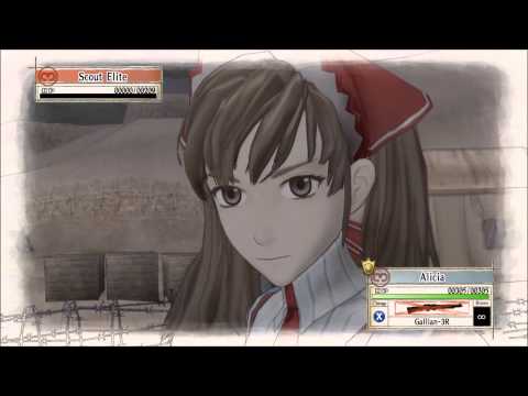 LP, Valkyria Chronicles #18c, Alicia down