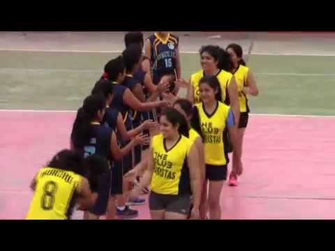 C.D. MARISTAS (25) vs (21) C.D. INMACULADA C. - FINAL LIGA DE BASKET HUACHO - DAMAS U19 2015.