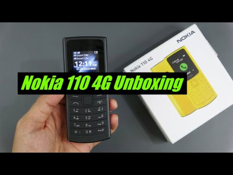 Nokia 110 4G 2021 Black Color Unboxing.