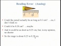 Error Analysis Introduction