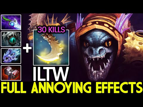 ILTW [Slark] Full Annoying Effects Build No Mercy 30 Kills Dota 2