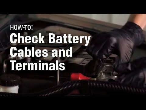 How to check and replace your cars battery cable and termina...